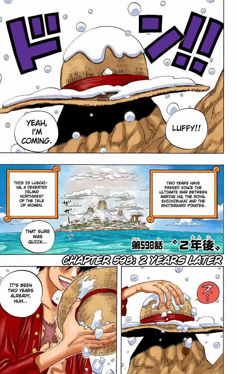 One Piece - Digital Colored Comics Chapter 598 2